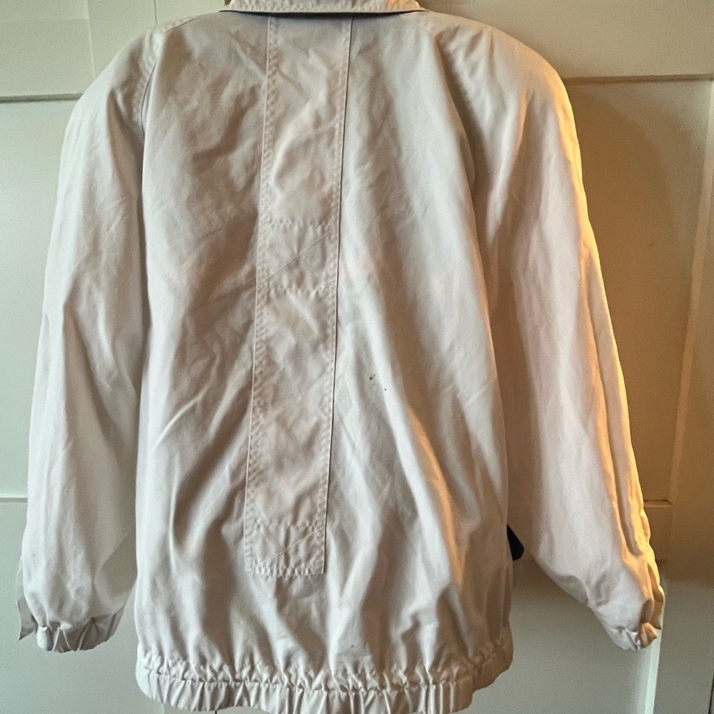 London Fog crisp White Purple Orange sport jacket bomber spring jacket - Picture 4 of 9